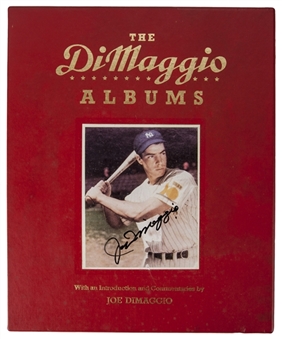 Joe DiMaggio Signed Albums Vol 1+2 Plus Case All Signed - 3 Sigs Total (JSA Auction Letter)